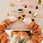 Eeveve desk mat dots cinnamon (4)