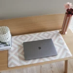 Eeveve desk mat modern blocks desert sand (3)