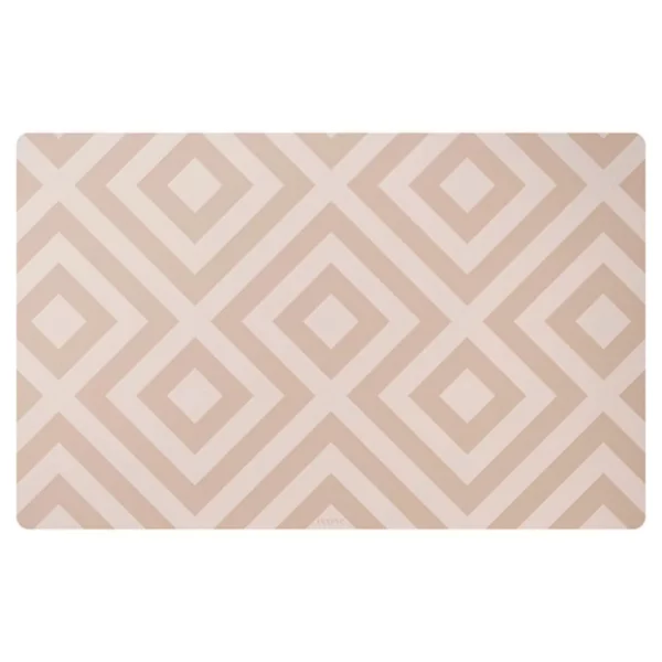 Eeveve desk mat modern blocks desert sand