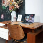 Eeveve desk mat mustard (1)