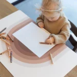 Eeveve desk mat retro bow brown (4)