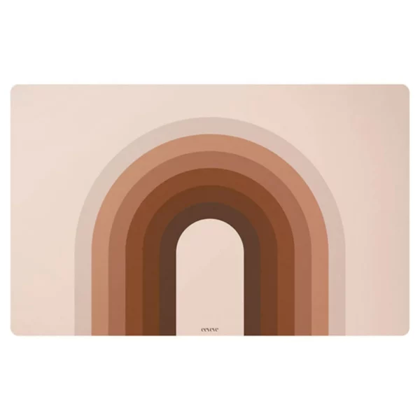 Eeveve desk mat retro bow brown