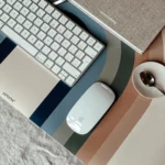 Eeveve desk mat retro bow seiheki green (1)