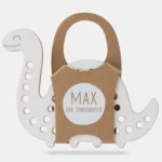 Milin houten lacing toy Max the dinosaur (1)