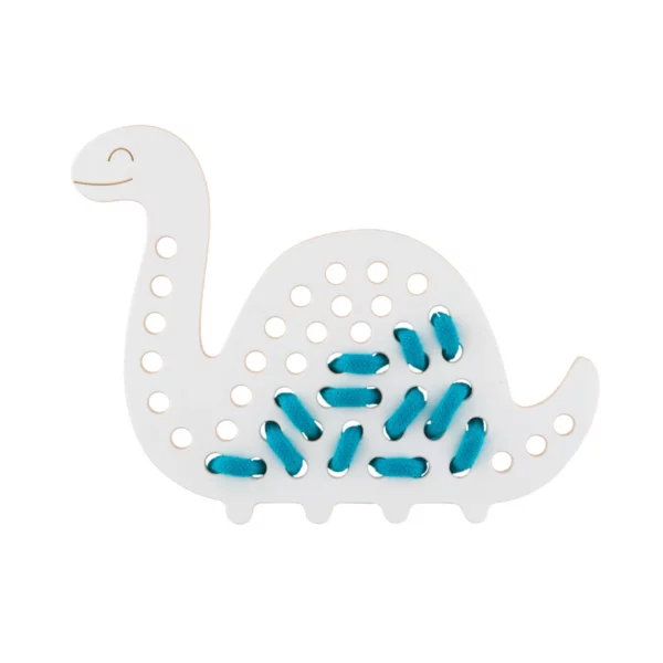 Milin houten lacing toy Max the dinosaur