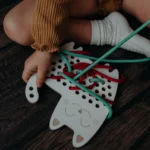 Milin houten lacing toy cat (4)