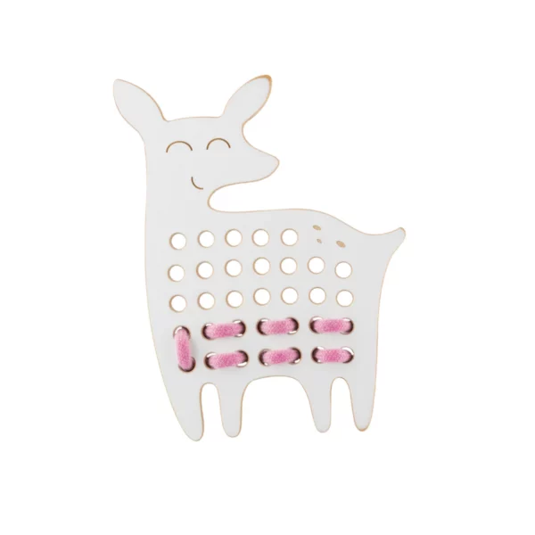 Milin houten lacing toy little deer