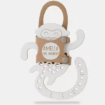 Milin houten lacing toy monkey (1)