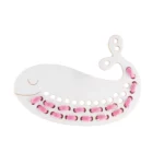 Milin houten lacing toy whale