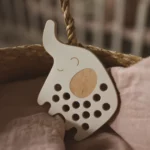 Milin houten lacing toy mini elephant (4)